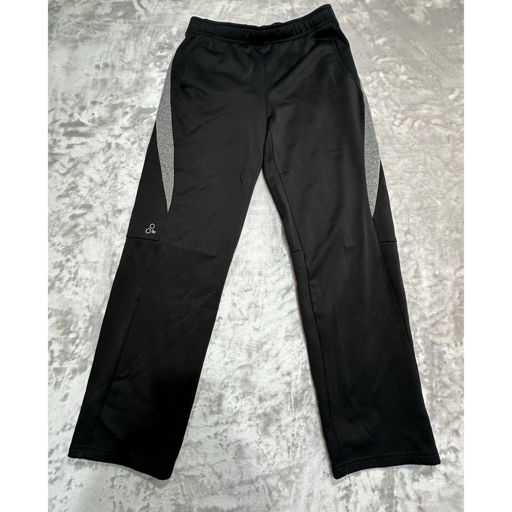 Tek Gear Sweatpants Youth Boys Size‎ XL 18/20 Black And Gray Drawstring EUC